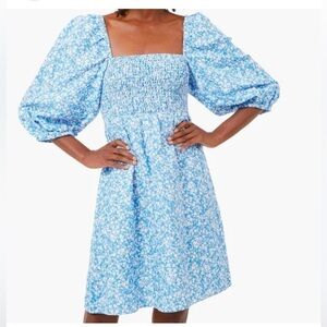 Tuckernuck Sky Blue Floral dress